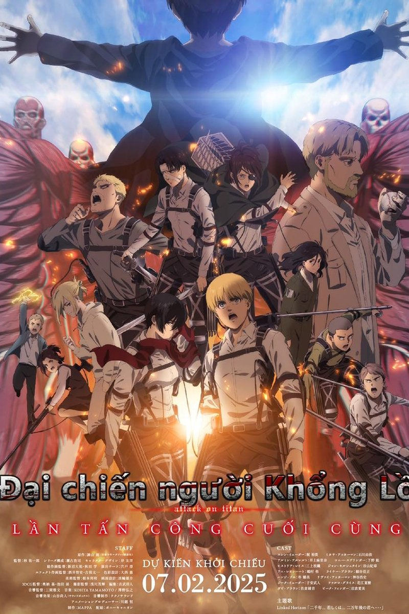 Đại Chiến Người Khổng Lồ: Lần Tấn Công Cuối Cùng (Đại Chiến Titan)